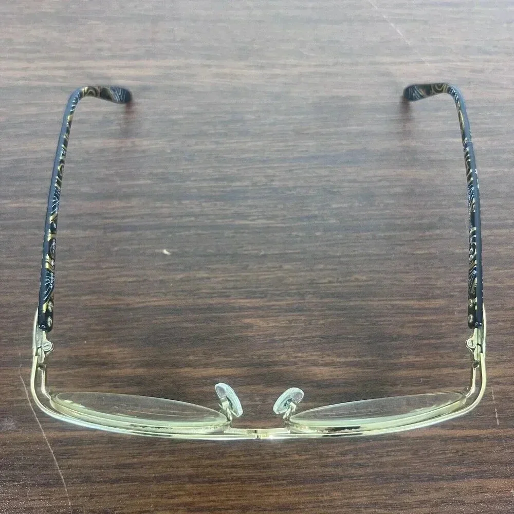 Vintage Silhouette M6264 Oval Glasses FRAME ONLY Women Tribal‎ Gold 56/17/135